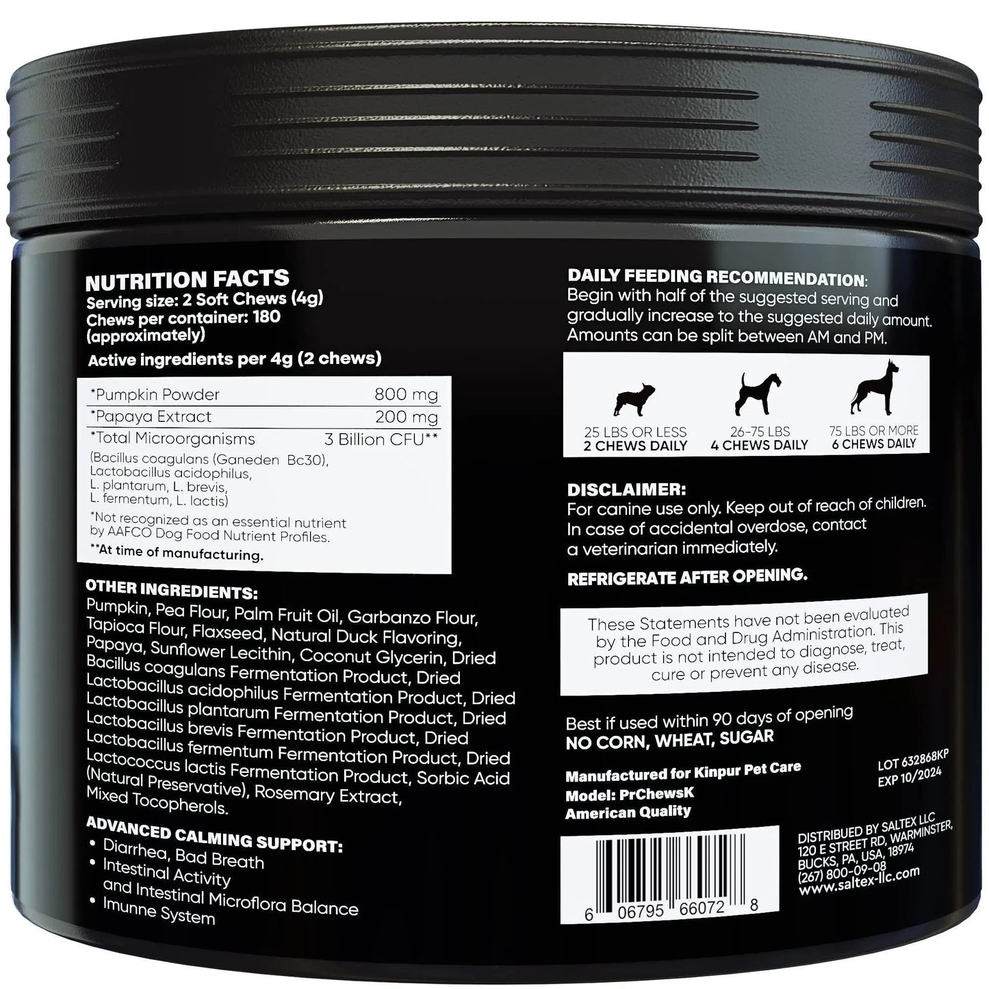 Probiotics For Dogs Support Gut Health Itchy Skin Allergies Yeast Balance Immunity Dog Probiotics And Digestive Enzymes For Small Medium And Large Dogs 180 Probiotic Chews For Dogs Duck Flavor