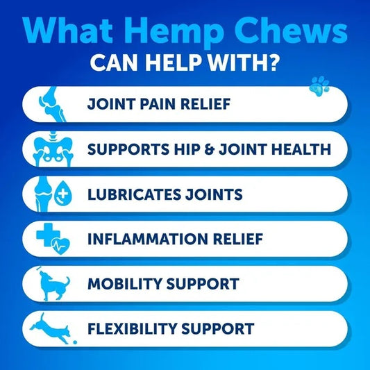 Hemp Hip And Joint Supplement For Dogs Glucosamine For Dogs