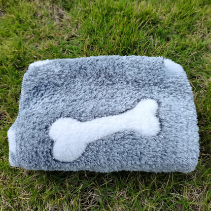 Thick Warm Coral Fleece Cat Kennel Blanket