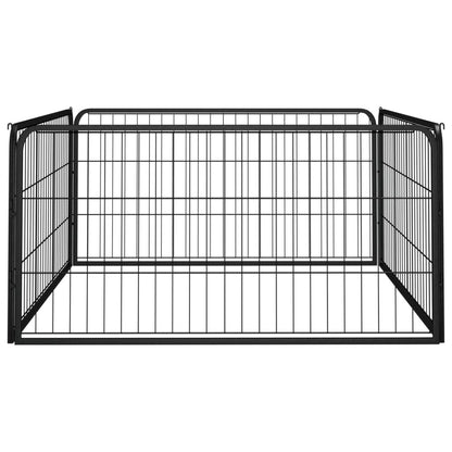 4-piece dog playpen, powder-coated