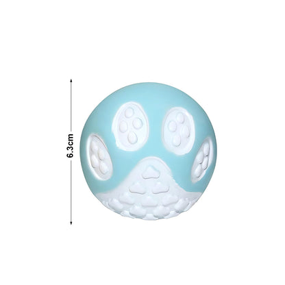 12 PCS Non-Toxic Dog Toy Ball Hard Rubber Solid Ball Cleaning Teeth Durable To Chew And High Rebound Great Pet Play Training Supplies