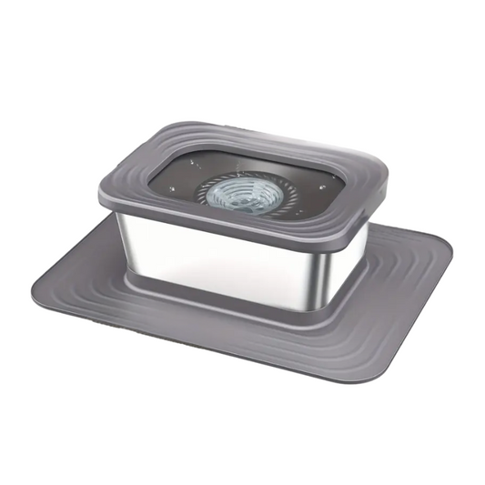 Dog Stainless Steel Water Bowl with Mat